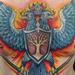 Tattoos - Double Headed Phoenix Chest Tattoo - 89219
